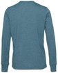 Bella + Canvas Youth Jersey Long-Sleeve T-Shirt HTHR DEEP TEAL OFBack