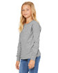 Bella + Canvas Youth Jersey Long-Sleeve T-Shirt athletic heather ModelQrt
