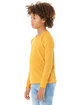 Bella + Canvas Youth Jersey Long-Sleeve T-Shirt HTHR YELLOW GOLD ModelQrt