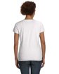 LAT Ladies' V-Neck Fine Jersey T-Shirt white ModelBack