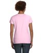 LAT Ladies' V-Neck Fine Jersey T-Shirt pink ModelBack