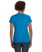 LAT Ladies' V-Neck Fine Jersey T-Shirt cobalt ModelBack