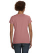 LAT Ladies' V-Neck Fine Jersey T-Shirt mauvelous ModelBack