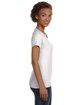 LAT Ladies' V-Neck Fine Jersey T-Shirt white ModelSide