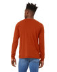 Bella + Canvas Unisex Triblend Long-Sleeve T-Shirt brick triblend ModelBack