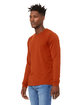 Bella + Canvas Unisex Triblend Long-Sleeve T-Shirt brick triblend ModelQrt