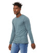Bella + Canvas Unisex Triblend Long-Sleeve T-Shirt denim triblend ModelQrt