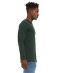 Bella + Canvas Unisex Triblend Long-Sleeve T-Shirt emerald triblend ModelSide