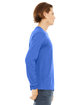 Bella + Canvas Unisex Triblend Long-Sleeve T-Shirt tr royal triblnd ModelSide