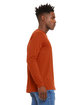 Bella + Canvas Unisex Triblend Long-Sleeve T-Shirt brick triblend ModelSide