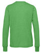 Bella + Canvas Youth Triblend Long-Sleeve T-Shirt green triblend OFBack