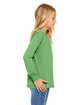 Bella + Canvas Youth Triblend Long-Sleeve T-Shirt green triblend ModelSide