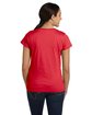 LAT Ladies' Fine Jersey T-Shirt red ModelBack