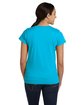 LAT Ladies' Fine Jersey T-Shirt aqua ModelBack