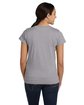 LAT Ladies' Fine Jersey T-Shirt HEATHER ModelBack
