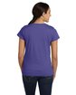 LAT Ladies' Fine Jersey T-Shirt purple ModelBack