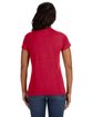 LAT Ladies' Fine Jersey T-Shirt vintage red ModelBack