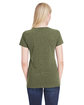LAT Ladies' Fine Jersey T-Shirt VNT MILITARY GRN ModelBack