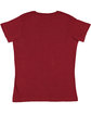 LAT Ladies' Fine Jersey T-Shirt cardinal blkout ModelBack