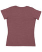 LAT Ladies' Fine Jersey T-Shirt sangria blackout ModelBack