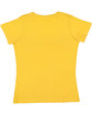 LAT Ladies' Fine Jersey T-Shirt MUSTARD ModelBack