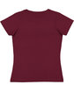 LAT Ladies' Fine Jersey T-Shirt maroon FlatBack