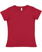 LAT Ladies' Fine Jersey T-Shirt garnet FlatFront