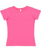 LAT Ladies' Fine Jersey T-Shirt hot pink FlatFront