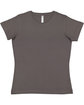 LAT Ladies' Fine Jersey T-Shirt charcoal FlatFront