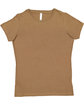 LAT Ladies' Fine Jersey T-Shirt coyote brown FlatFront