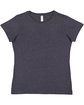 LAT Ladies' Fine Jersey T-Shirt vintage navy FlatFront