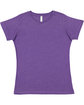LAT Ladies' Fine Jersey T-Shirt vintage purple FlatFront
