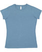 LAT Ladies' Fine Jersey T-Shirt VINTAGE INDIGO FlatFront