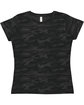 LAT Ladies' Fine Jersey T-Shirt storm camo FlatFront