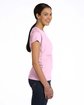 LAT Ladies' Fine Jersey T-Shirt pink ModelSide