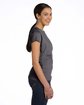 LAT Ladies' Fine Jersey T-Shirt charcoal ModelSide
