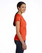 LAT Ladies' Fine Jersey T-Shirt orange ModelSide
