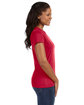 LAT Ladies' Fine Jersey T-Shirt vintage red ModelSide