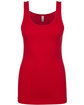 Next Level Apparel Ladies' Spandex Jersey Tank RED OFFront