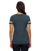 LAT Ladies' Football T-Shirt vn navy/ bld wht ModelBack