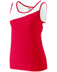Augusta Sportswear Ladies' Accelerate Track & Field Jersey red/ white ModelQrt