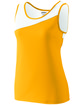 Augusta Sportswear Ladies' Accelerate Track & Field Jersey gold/ white ModelQrt