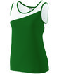 Augusta Sportswear Ladies' Accelerate Track & Field Jersey dark green/ wht ModelQrt