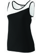 Augusta Sportswear Ladies' Accelerate Track & Field Jersey black/ white ModelQrt