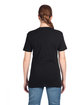 Next Level Apparel Unisex Cotton T-Shirt black ModelBack