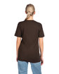 Next Level Apparel Unisex Cotton T-Shirt dark chocolate ModelBack