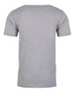 Next Level Apparel Unisex Cotton T-Shirt HEATHER GRAY OFBack