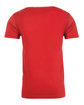 Next Level Apparel Unisex Cotton T-Shirt red OFBack