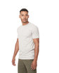 Next Level Apparel Unisex Cotton T-Shirt light gray ModelSide