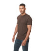 Next Level Apparel Unisex Cotton T-Shirt DARK CHOCOLATE ModelSide